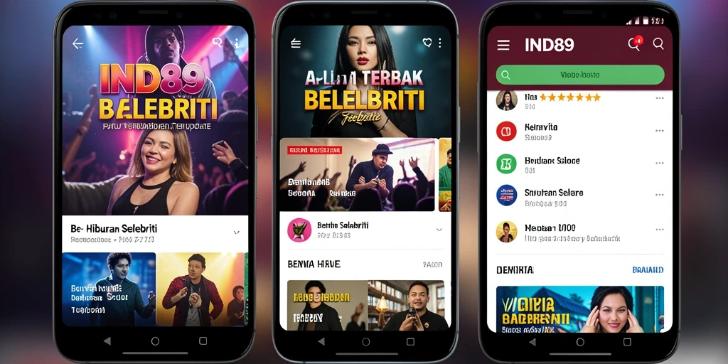 Tampilan antarmuka aplikasi IND89 yang modern dan informatif.