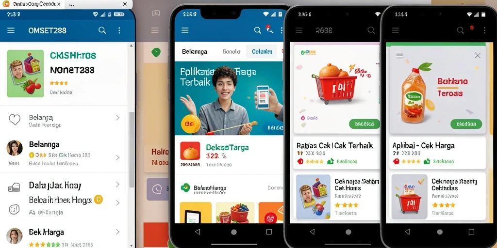 Antarmuka OMSET288 yang sederhana dan efektif untuk cek harga.