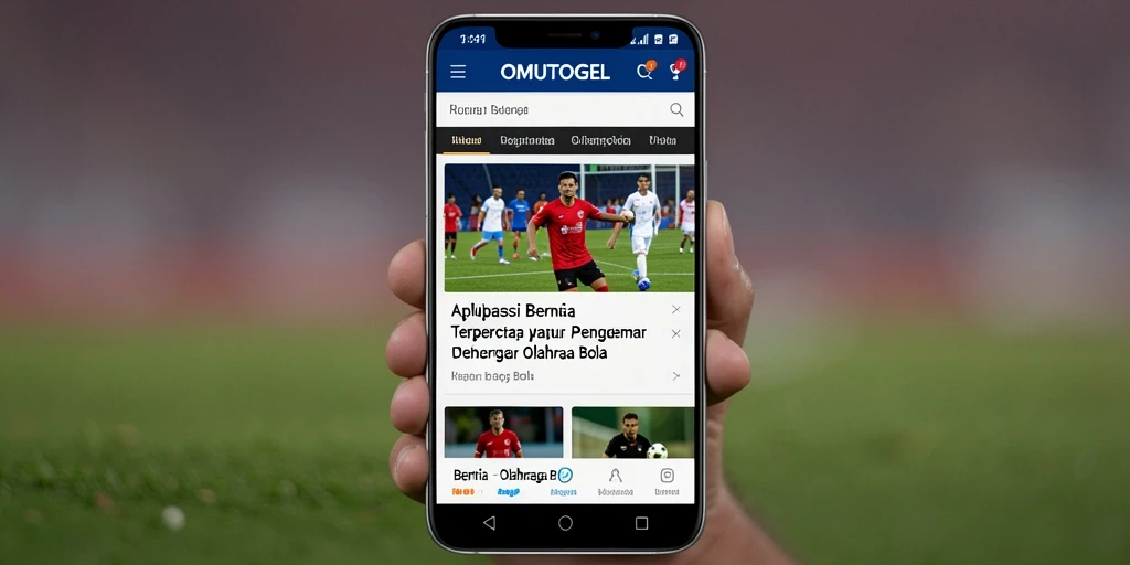 Tampilan antarmuka aplikasi OMUTOGEL yang menarik dan informatif.