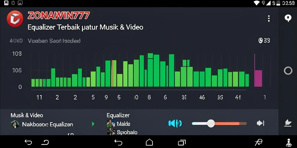 Tampilan antarmuka ZONAWIN777 yang modern dan fungsional.